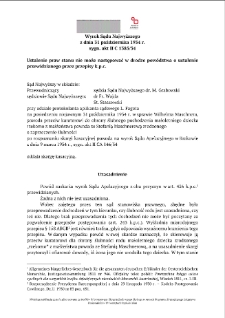 Decision of the Supreme Court of 31 October 1934, Shelfmark II C 1385/34