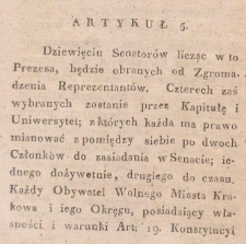 Decree of the Ruling Senate of January 18, 1817