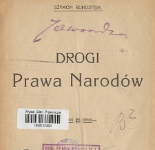 Drogi prawa narodów