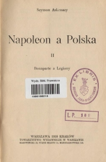 Napoleon a Polska. 2: Bonaparte a Legiony