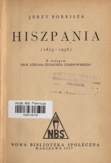 Hiszpania (1873-1936)