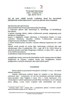 Decision of the Supreme Court of 7 September 1921, Shelfmark Rw 325/21