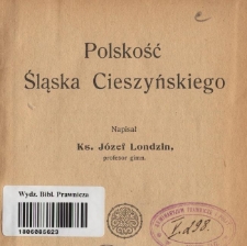 Polskość Śląska Cieszyńskiego