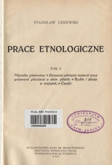 Prace etnologiczne. T. 2