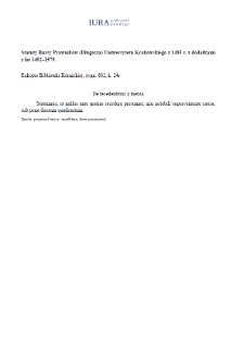 De recedentibus a mensa (Academy of Sciences (PAN) Kórnik Library, 802)