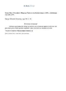 De lectione ad mensam (Academy of Sciences (PAN) Kórnik Library, 802)