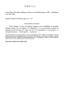 De portantibus ad mensam (wersja rkp. Biblioteki K&oacute;rnickiej, sygn. 802)