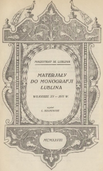 Wilkierze XV-XVII w.