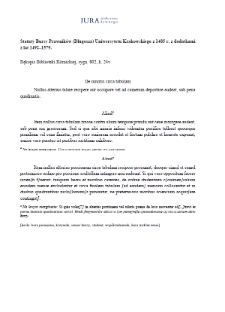 De iniuriis circa tabulam (wersja rkp. Biblioteki Kórnickiej, sygn. 802)