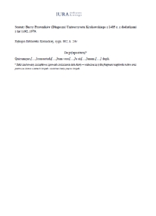 De prepositura (Academy of Sciences (PAN) Kórnik Library, 802)