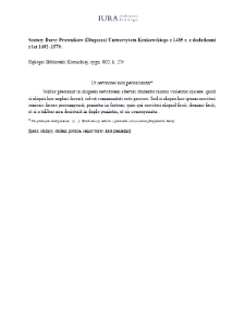 Ut servitores non percuciantur (wersja rkp. Biblioteki Kórnickiej, sygn. 802)