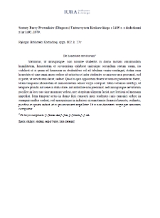 De honestate servitorum (wersja rkp. Biblioteki Kórnickiej, sygn. 802)