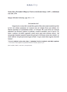 De honestate actus (wersja rkp. Biblioteki Kórnickiej, sygn. 802)