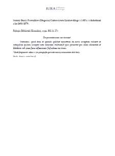 De presentacione servitorum (Academy of Sciences (PAN) Kórnik Library, 802)