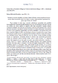 Resolution of April 11, 1511 (Academy of Sciences (PAN) Kórnik Library, 802)