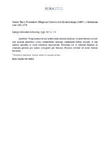 Resolutions of December 7, 1579 - Point 4 (Academy of Sciences (PAN) Kórnik Library, 802)