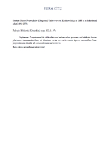 Uchwały z 7 grudnia 1579 r. - punkt 7 (wersja rkp. Biblioteki Kórnickiej, sygn. 802)