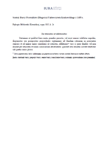 De racione et addicionibus (Academy of Sciences (PAN) Kórnik Library, 815)