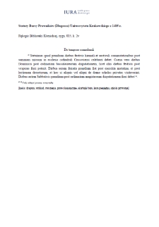 De tempore comedendi, (wersja rkp. Biblioteki Kórnickiej, sygn. 815)