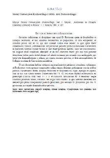 De vita et honestate collegiatorum (edited version by J. Szujski)