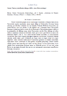 De notario universitatis (edited version by J. Szujski)