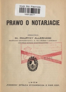 Prawo o notarjacie