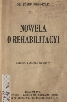 Nowela o rehabibilitacyi